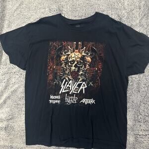 Slayer 2018 The Final Tour USA Shirt 2XL Lamb Of God Testament Anthrax Behemoth